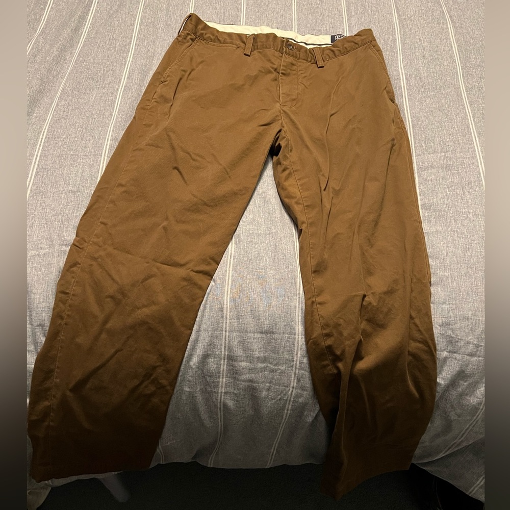 Men’s polo pants brown size 34 waist 32 length